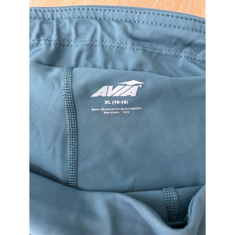 Avia Womens Teal Blue Active Skort Perforated Pleated XL 16-18 Tennis Golf Gym - Picture 3 of 11